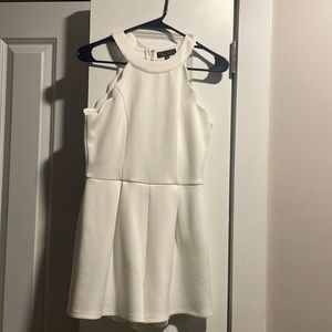 Trixxi white romper size Small
